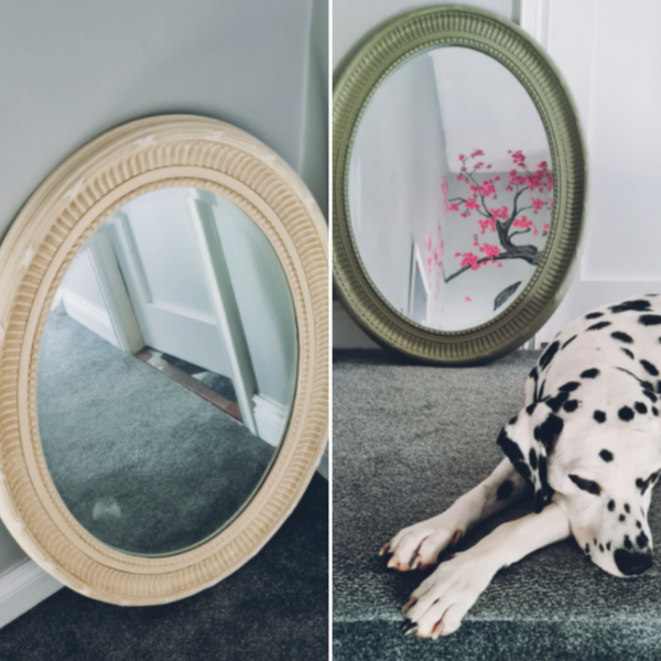 Upcycled mirror